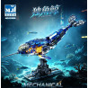 Beautiful and 13155 Narwhal Xếp hình lắp ráp ghép mô hình Kỳ lân cơ khí