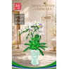 MouldKing 24123 Xếp hình lắp ráp ghép mô hình Phalaenopsis trắng