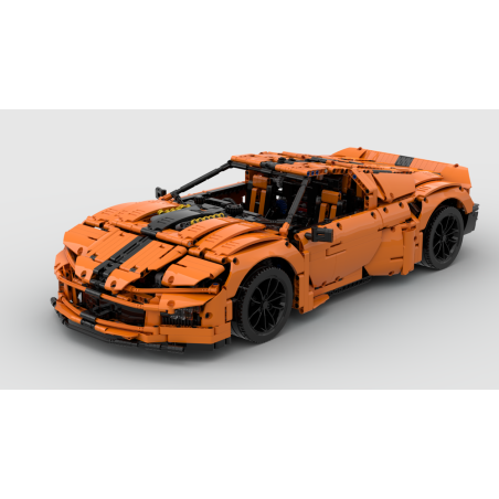 Rebrickable MOC-47799 Xếp hình lắp ráp ghép mô hình Fusion GT Z88