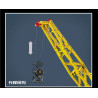 Rebrickable MOC-25458 MouldKing Mould King 17001 Crawler Crane RC Xếp hình lắp ráp ghép mô hình Cẩu Trục Bánh Xích 