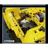Rebrickable MOC-25458 MouldKing Mould King 17001 Crawler Crane RC Xếp hình lắp ráp ghép mô hình Cẩu Trục Bánh Xích 
