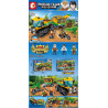SEMBO 603009 Rescue Team Xếp hình lắp ráp ghép mô hình Xe Kiểm Tra Nửa Đường Rừng 