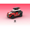 Onebrick OB-1031 MINI JCW Country Man_White-red Xếp hình lắp ráp ghép mô hình Người đàn ông đồng quê MINI JCW