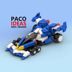 Onebrick OB-1062-02 Xếp hình lắp ráp ghép mô hình Công thức trí tuệ cao: Super Asrada Thor