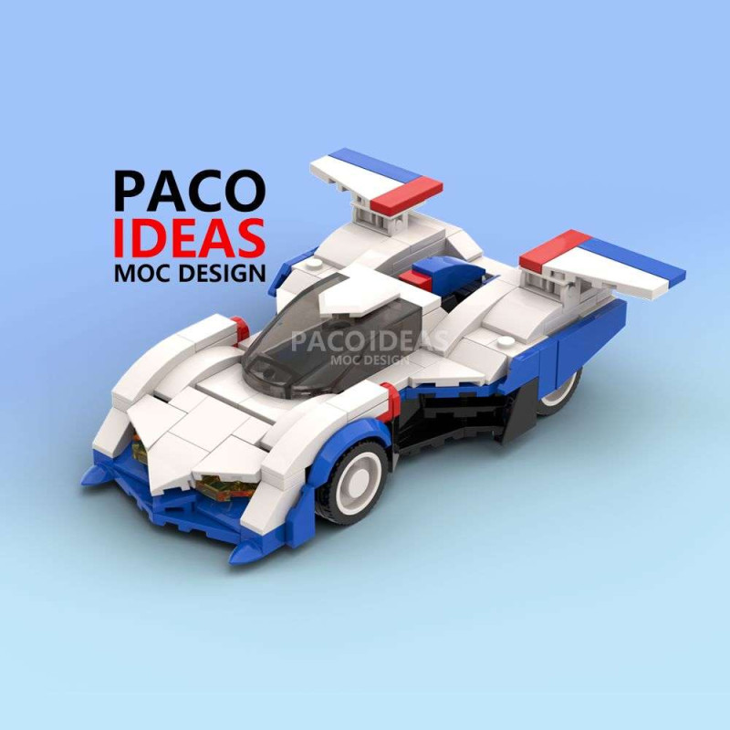 Onebrick OB-1062-05 Xếp hình lắp ráp ghép mô hình Công thức trí tuệ cao: Dạng khí động học Aslada Thor