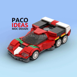 Onebrick OB-1062-08 Xếp hình lắp ráp ghép mô hình Công thức cực kỳ thông minh: Spillion GT
