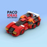 Onebrick OB-1062-09 Xếp hình lắp ráp ghép mô hình Công thức cực kỳ thông minh: Spelion GTR