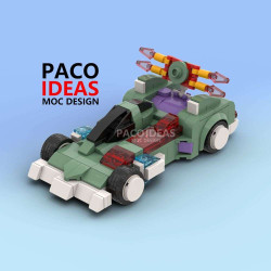 Onebrick OB-1062-10 Xếp hình lắp ráp ghép mô hình Công thức trí tuệ cao: Kẻ hét thầm lặng