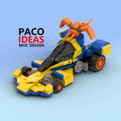 Onebrick OB-1062-12 Xếp hình lắp ráp ghép mô hình Công thức trí tuệ cao: Batoran 602 Albatross