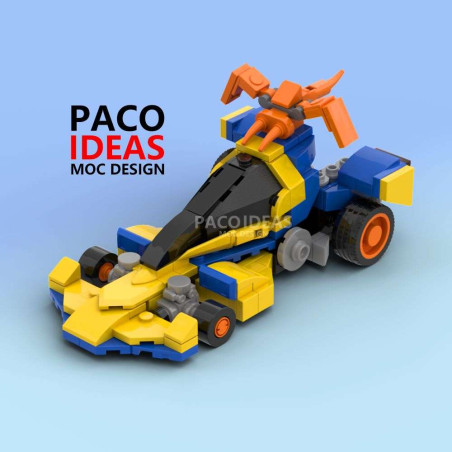 Onebrick OB-1062-12 Xếp hình lắp ráp ghép mô hình Công thức trí tuệ cao: Batoran 602 Albatross