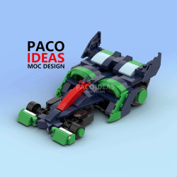Onebrick OB-1062-16 Xếp hình lắp ráp ghép mô hình Phương trình cực kỳ thông minh: mũi tên ngược TOS