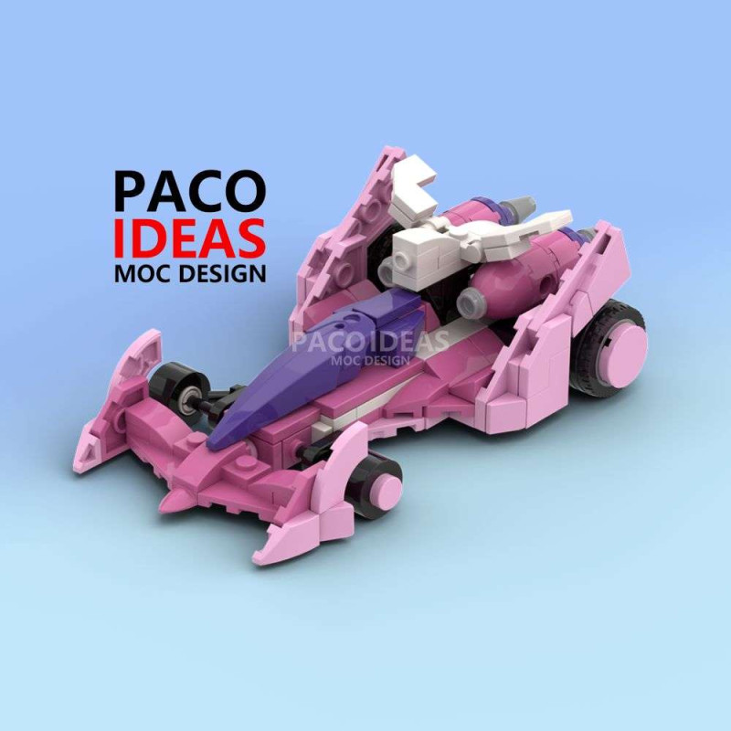 Onebrick OB-1062-18 Xếp hình lắp ráp ghép mô hình Công thức cực kỳ thông minh: Jaguar Z7