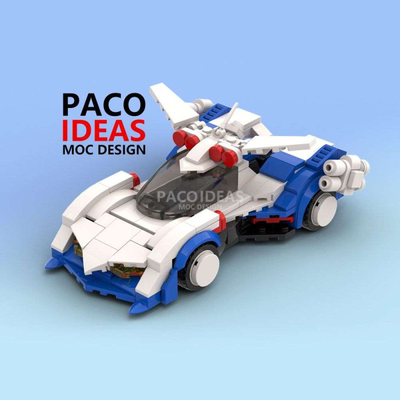 Onebrick OB-1062-19 Xếp hình lắp ráp ghép mô hình Công thức trí tuệ cao: Dạng đua Aslada Thor-Fireball