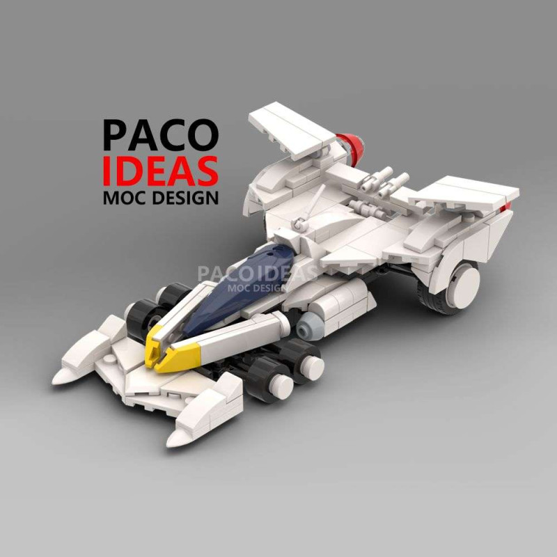 Onebrick OB-1062-20 Xếp hình lắp ráp ghép mô hình Công thức cực thông minh: Xe thử nghiệm Super Aslada-AKF11
