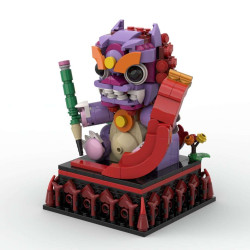 Onebrick OB-1068 Xếp hình lắp ráp ghép mô hình sư tử hạ cánh