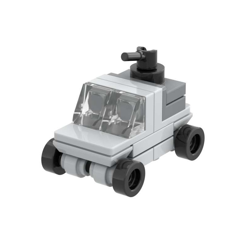 Onebrick OB-1076 Xếp hình lắp ráp ghép mô hình Xe Jeep chiến tranh