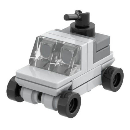 Onebrick OB-1076 Xếp hình lắp ráp ghép mô hình Xe Jeep chiến tranh