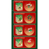 Forange FC8177 Xếp hình lắp ráp ghép mô hình Bộ sưu tập nhỏ: Mặt dây chuyền Giáng sinh TINY 12 kiểu
