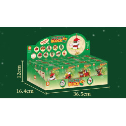 Forange FC8177 Xếp hình lắp ráp ghép mô hình Bộ sưu tập nhỏ: Mặt dây chuyền Giáng sinh TINY 12 kiểu