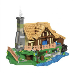 DK 6035 Dwarf Watermill Xếp hình lắp ráp ghép mô hình nhà máy nước lùn