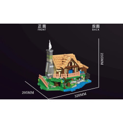 DK 6035 Dwarf Watermill Xếp hình lắp ráp ghép mô hình nhà máy nước lùn