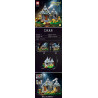 DK 6036 Enchanted Cottage Xếp hình lắp ráp ghép mô hình túp lều ma thuật