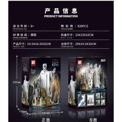 DK 6037 The Realm of Magic Left King Xếp hình lắp ráp ghép mô hình trái vua của cõi ma thuật