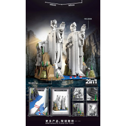 DK 6037 The Realm of Magic Left King Xếp hình lắp ráp ghép mô hình trái vua của cõi ma thuật