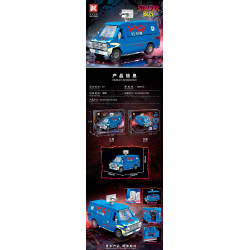 DK 7085 Stranger Bus Xếp hình lắp ráp ghép mô hình xe buýt lạ