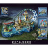 DK 80034 Magic Roller Coaster Xếp hình lắp ráp ghép mô hình Tàu lượn lâu đài ma thuật
