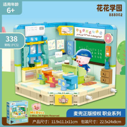 inbrixx 888002 Xếp hình lắp ráp ghép mô hình Sự nghiệp của McDull: Học viện hoa