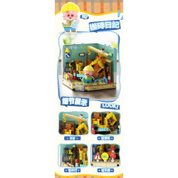 inbrixx 888002 Xếp hình lắp ráp ghép mô hình Sự nghiệp của McDull: Học viện hoa