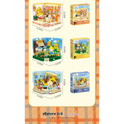 inbrixx 888005 Xếp hình lắp ráp ghép mô hình Sự nghiệp của McDull: Lĩnh vực vui nhộn