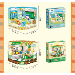 inbrixx 888006 Xếp hình lắp ráp ghép mô hình Sự nghiệp của McDull: Nhật ký chuyển gạch
