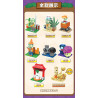 GUDI 60038 Xếp hình lắp ráp ghép mô hình Plants vs. Zombies: Minifigure Blind Box Tập 9