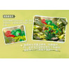 Forange FC8196 Xếp hình lắp ráp ghép mô hình 6 loài động vật hoang dã nhỏ: chuột đồng, gấu trúc đỏ, capybara, rái cá, kỳ nhông, tắc kè hoa