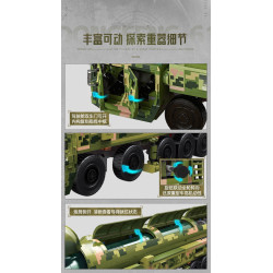 Keeppley 23052 Xếp hình lắp ráp ghép mô hình Tên lửa chiến lược liên lục địa Dongfeng-61 phóng từ mặt đất