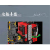MouldKing 24132 Roadside Rescue Hauler Xếp hình lắp ráp ghép mô hình Xe vận chuyển hỗ trợ bên đường