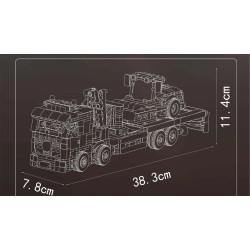MouldKing 24132 Roadside Rescue Hauler Xếp hình lắp ráp ghép mô hình Xe vận chuyển hỗ trợ bên đường