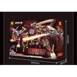F5 FS-A0020 Xếp hình lắp ráp ghép mô hình Dự án Mecha: Biến đổi Mecha thành Sư tử điên