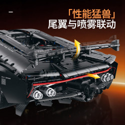 GULY 10663 Xếp hình lắp ráp ghép mô hình Rambo Countache mới 1:8