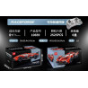 GULY 10659 Xếp hình lắp ráp ghép mô hình Mẫu xe thể thao ý tưởng V12 Lambo 1:8