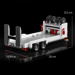 12GO 95021 Xếp hình lắp ráp ghép mô hình Xe du lịch BM, siêu xe E30, xe vận tải hậu cần cuộc đua