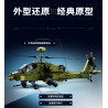 Sluban M38-B1536 Xếp hình lắp ráp ghép mô hình trực thăng vũ trang Apache
