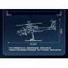 Sluban M38-B1536 Xếp hình lắp ráp ghép mô hình trực thăng vũ trang Apache