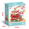 toy generation 36021 Xếp hình lắp ráp ghép mô hình Phong cách dân tộc và phố ăn vặt thời thượng: mọi thứ đều được che đậy