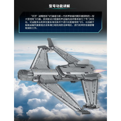 minGDi LEIBAO 8920 Xếp hình lắp ráp ghép mô hình Dự án Nantianmen: Phương tiện hiệu ứng mặt đất chiến lược Thiên Hà