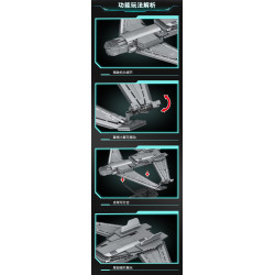 minGDi LEIBAO 8920 Xếp hình lắp ráp ghép mô hình Dự án Nantianmen: Phương tiện hiệu ứng mặt đất chiến lược Thiên Hà