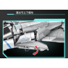 minGDi LEIBAO 8921 Xếp hình lắp ráp ghép mô hình Dự án Nantianmen: Máy bay chiến đấu không gian và không gian loại B Baidi