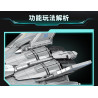minGDi LEIBAO 8921 Xếp hình lắp ráp ghép mô hình Dự án Nantianmen: Máy bay chiến đấu không gian và không gian loại B Baidi